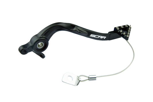 Rear brake pedal KTM 125-300 SX 23-24, 250-450 SX-F 23-24, Husqvarna FC250-450 23-24, TC125-250 23-24, TX300 23-24, FX350 23-24, FX450 23-24 black color
