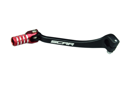 Shift lever Honda CRF250R 18-25, CRF250RX 19-25, CRF250RW 25, CRF450 RWE 19-22, CRF450R 17-25, CRF450RX 17-25, CRF450L 19-20, CRF450RW 24-25, CRF450X 19-24, Triumph TF 250-X 24-25 black/red