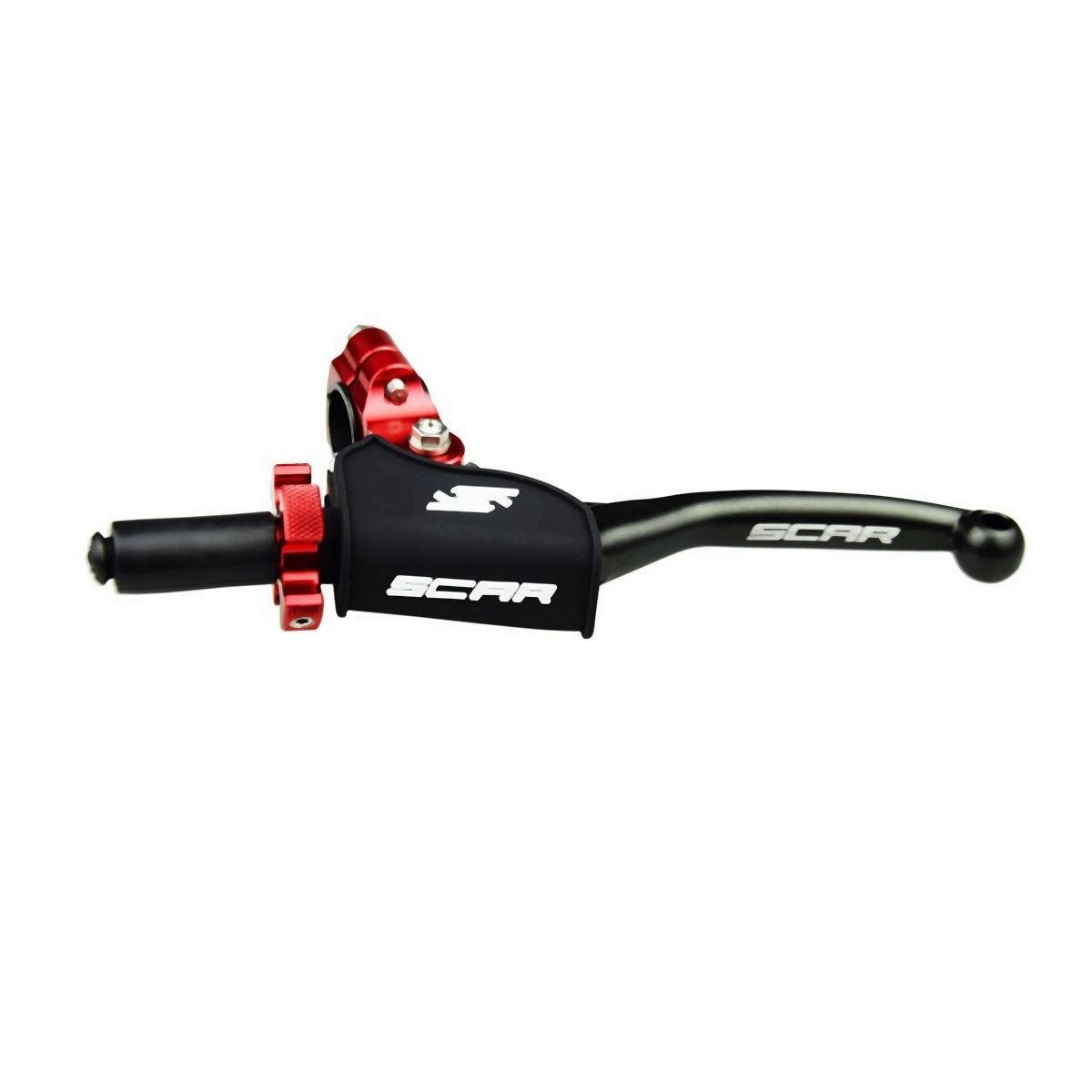 Clutch lever with perch complete black/red