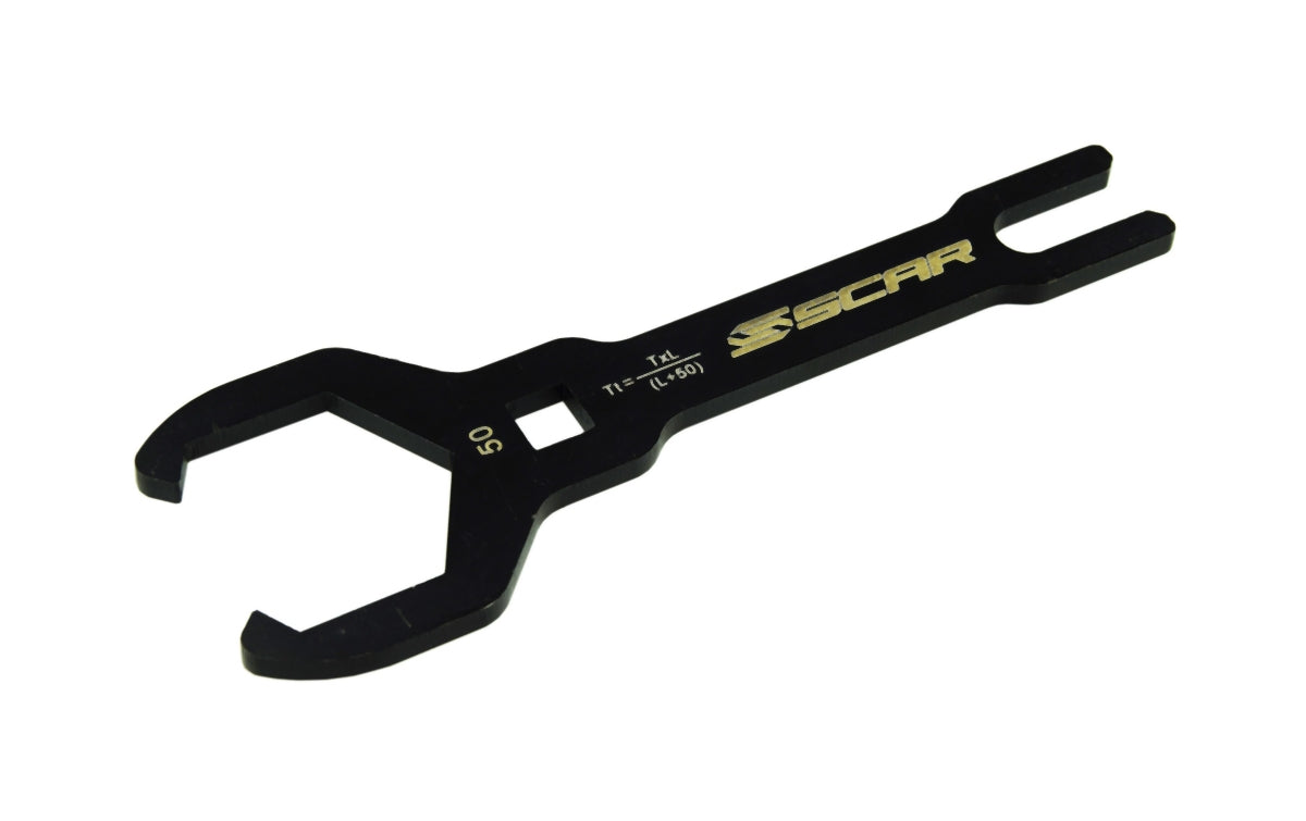 Front suspension service wrench WP 50 mm black color