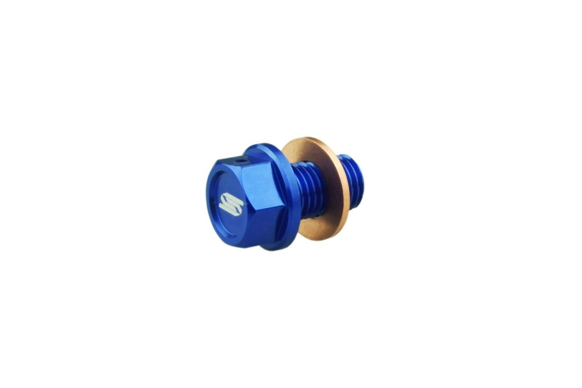 Magnetic oil drain plug KTM SX/SX-F/EXC-F, Husqvarna TC/TX/FE/FX, GasGas MC/EC/EX blue color