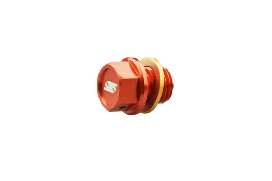 Magnetic oil drain plug KTM SX/SX-F/EXC-F, Husqvarna TC/TX/FE/FX, GasGas MC/EC/EX orange color