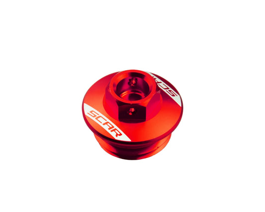 Oil filler cap Honda CRF250R 18-25, CRF450R 21-25 red color