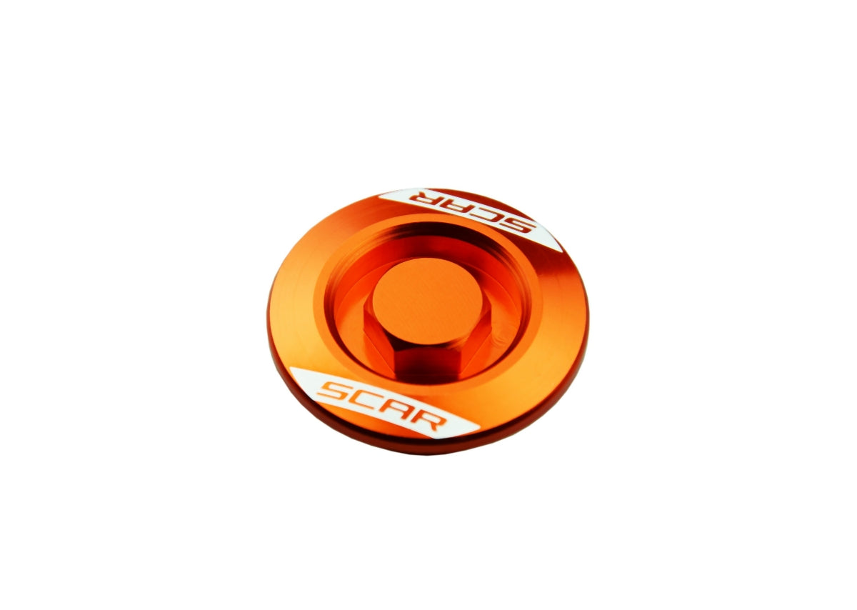 Oil filler cap KTM 50-450 SX/SX-F 06-25, 125-500 EXC/EXC-F/TPI 06-25 orange color