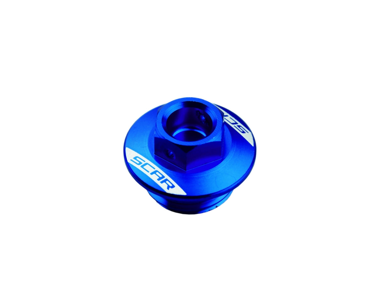 Oil filler cap Yamaha WR250F/450F 03-25, WR250R 07-25, YZ65 18-25, YZ85 98-25, YZ125 94-25, YZ250 99-25, YZ250F 01-25, YZ450F 03-25 blue color
