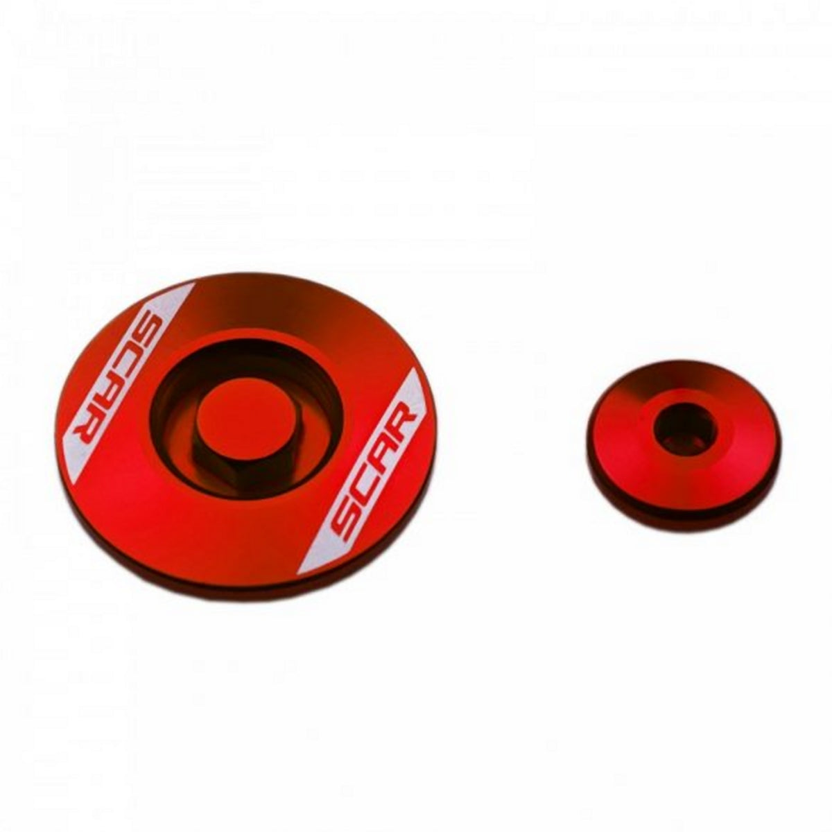 Engine inspection plugs Honda CRF250F 19-25, CRF250R 18-25, CRF250RX 19-25 red color
