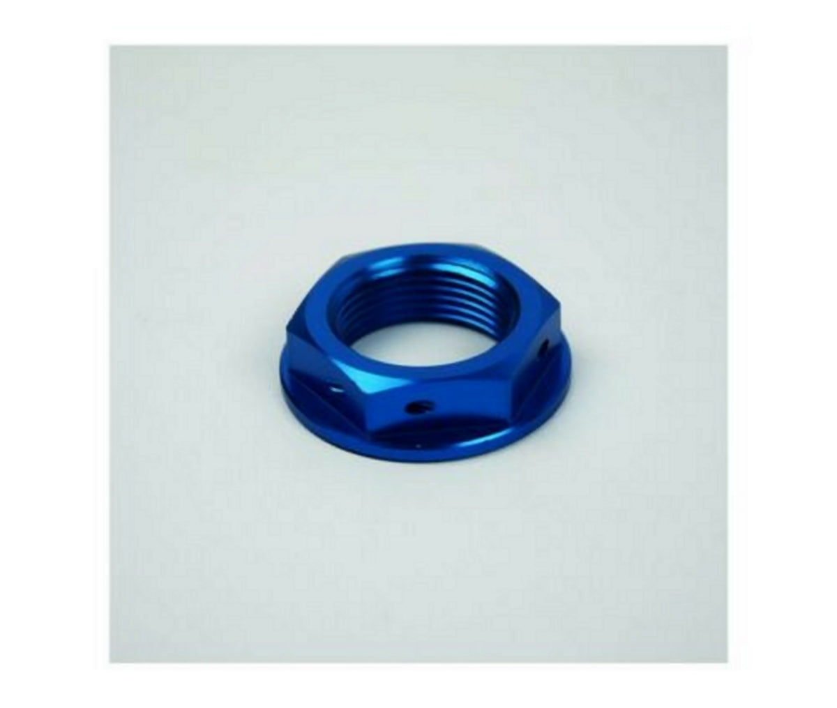 Top triple clamp nut Yamaha KYB blue color