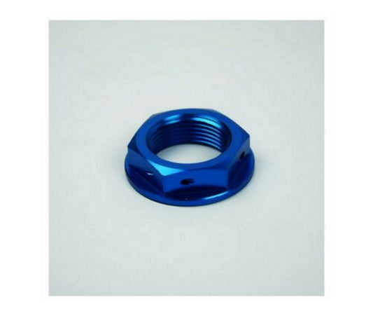Top triple clamp nut Yamaha KYB blue color