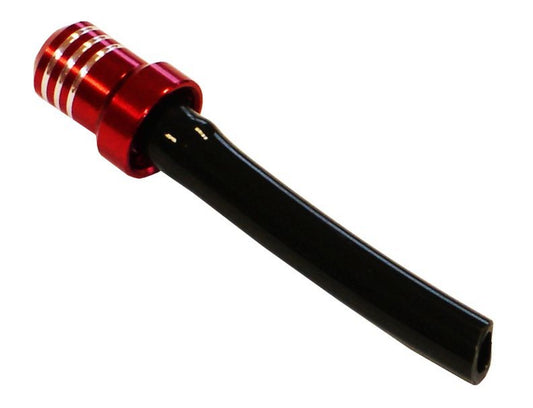 Fuel cap breather red