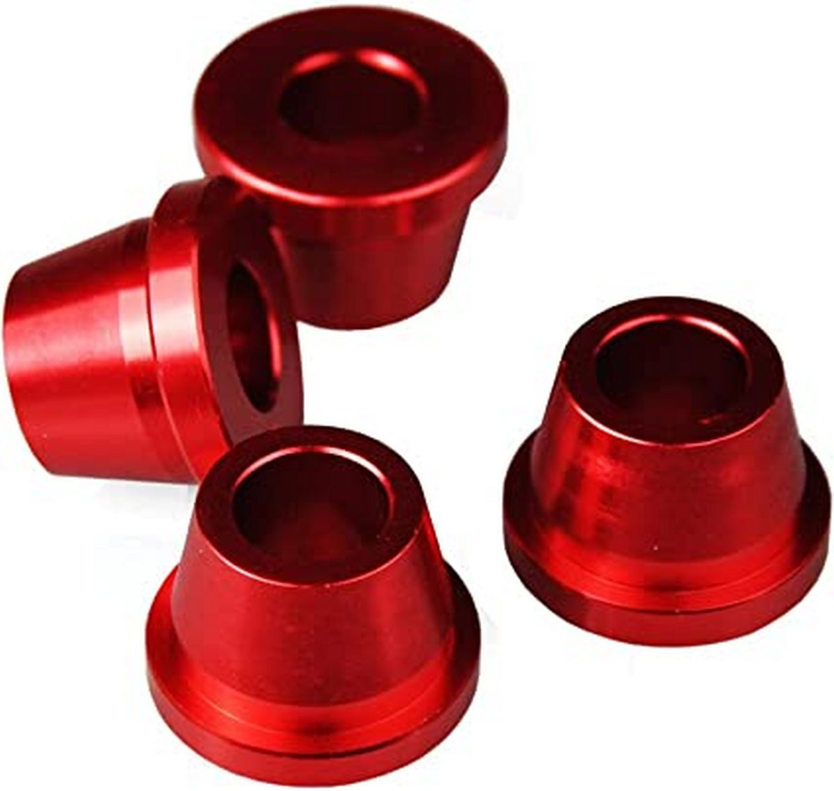 Rubber Killers handlebar mount bushings for triple clamps Honda CR125R 00-07, CR250R 99-07, CRF250R 04-25, CRF250RX 19-25, CRF450R 02-25, CRF450RX 17-25, CRF450X 08-25, CRF450RL 21-25 red color