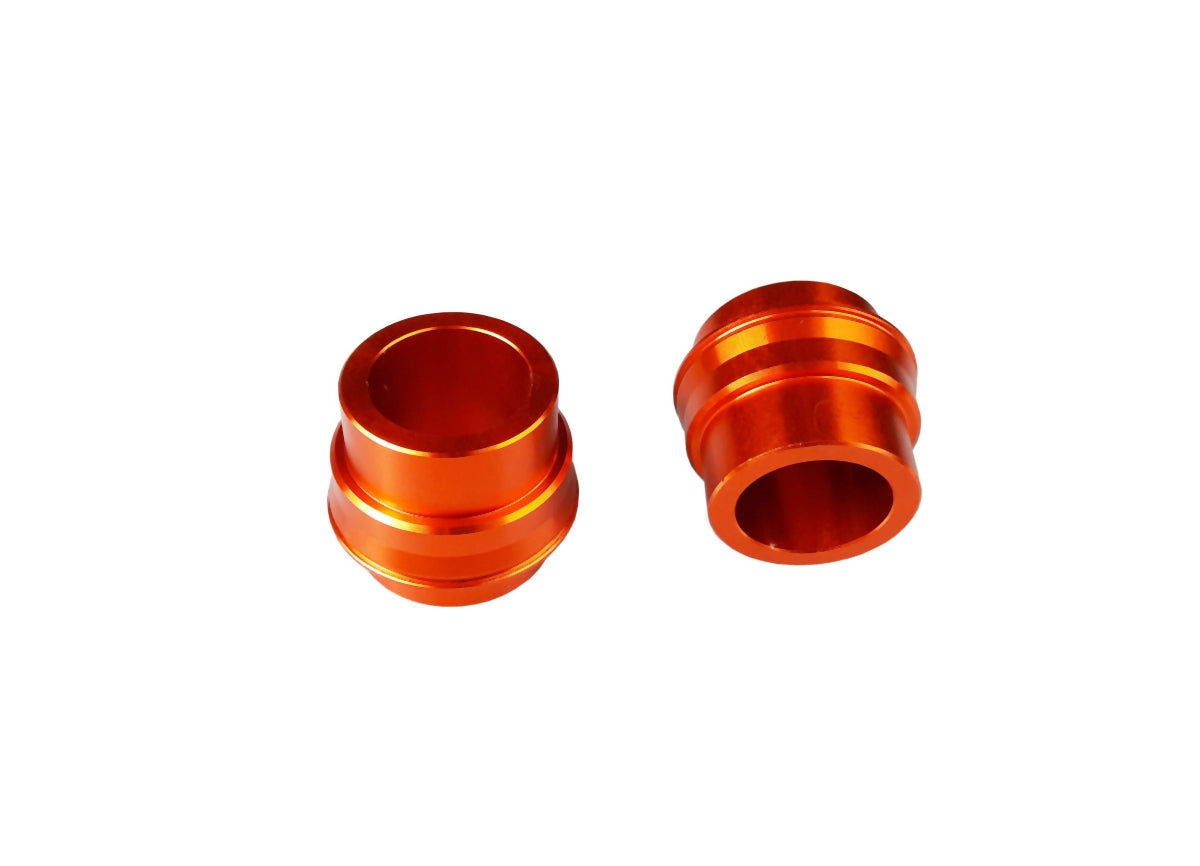 Front wheel spacers KTM 125-500 EXC/EXC-F/TPI 16-25, 125-450 SX/SX-F 15-25 orange color