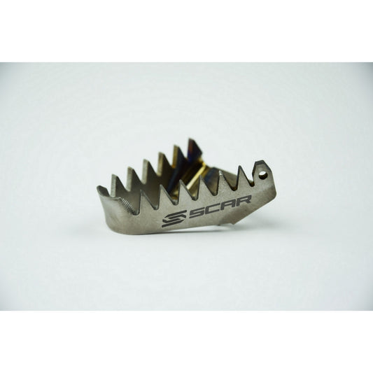 Titanium rear brake pedal tip KTM/Husqvarna/GasGas/Sherco titanium color