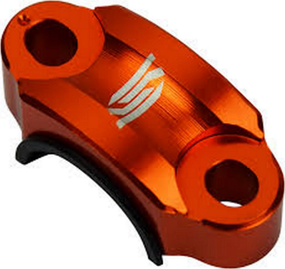 Universal clamp for brake/clutch lever orange color