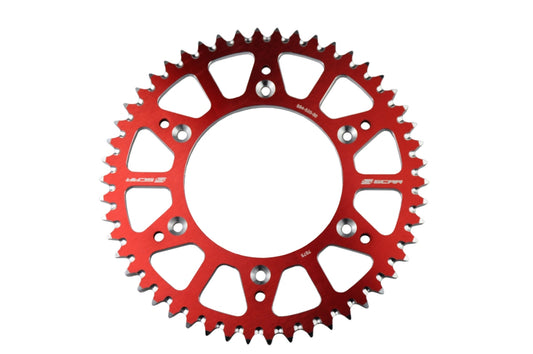 Rear sprocket aluminum 21050 Beta RR 13-25, Honda CR/CRF, CRF250R 04-25, CRF450R 02-25 red color
