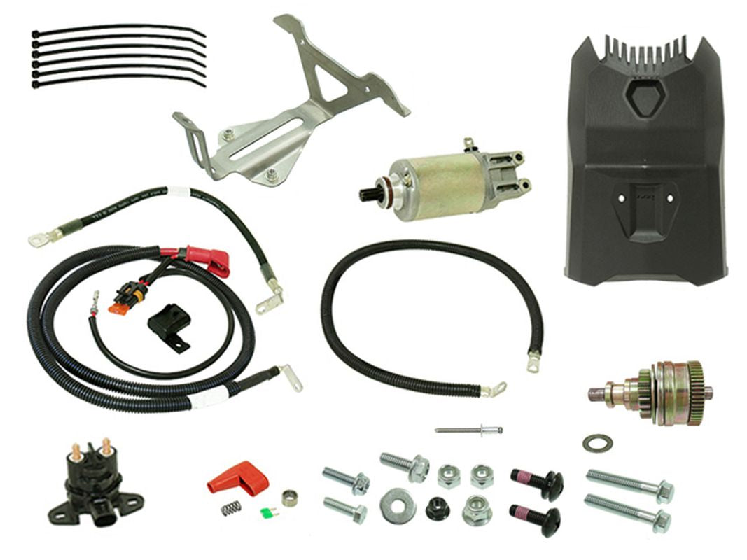 Starter motor + install kit Ski-Doo Renegade 600, 850 17-23, MXZ 600, 850 17-23, Backcountry 600, 850 19-23, Expedition 600, 850 20-23, Freeride 850 18-23, Grand Touring 600 19-21 (OEM: 420893820) snowmobile
