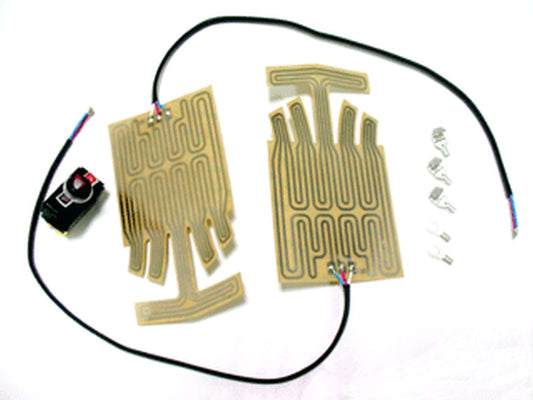 Heated grip pads flexible snowmobile EL