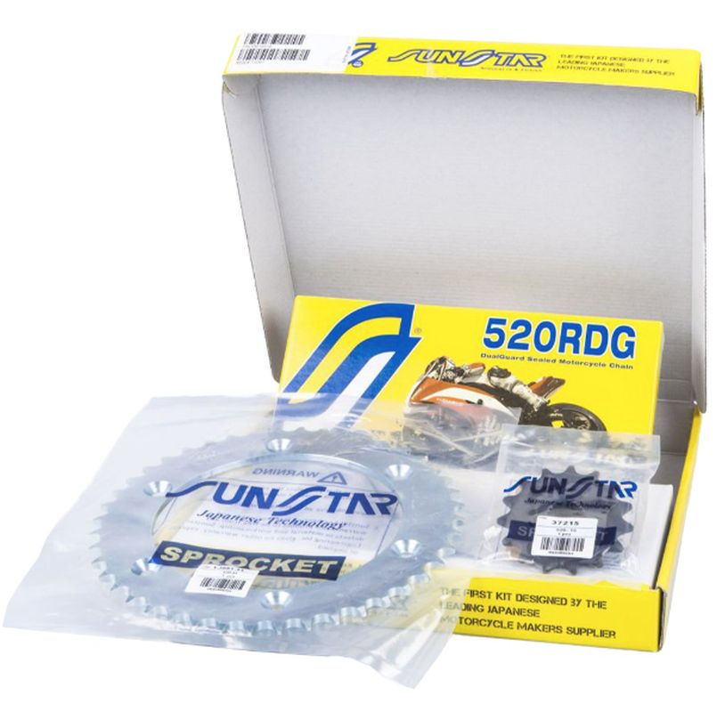 Drive kit Yamaha TTE 600 96-98 Standard (15/47/110) up to 750 cc (SUN37215/SUN1-3538-47/SS520RDG-110N), made in Japan