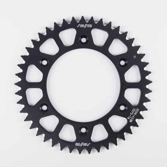 Rear sprocket aluminum (ergal) 289 51T Honda CR, CRF 83-25, Beta RR 2T Enduro 250 13-25 chain 520 (28951JT) black color