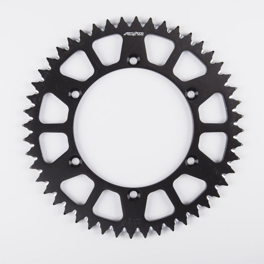 Rear sprocket aluminum (ergal) 489 48T Kawasaki KX 125 83-07, KX 250 82-10 chain 520 (48948JT) black color
