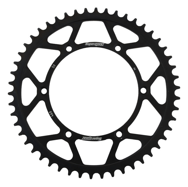 Rear sprocket 489 50T Kawasaki KX, KX-F 1984-2018 (JTR460.50) black, steel