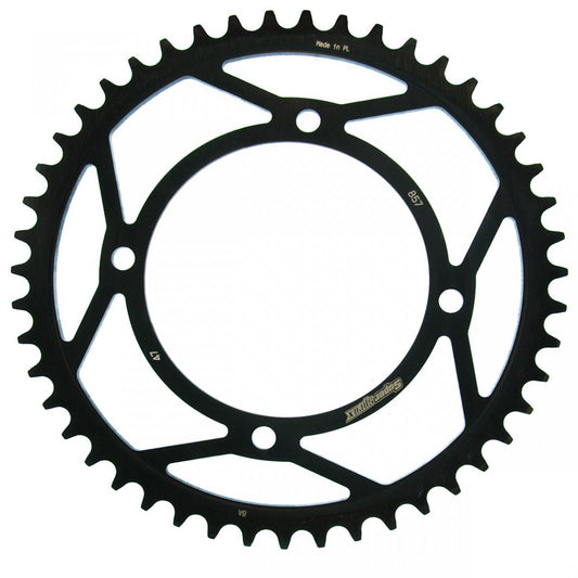 Rear sprocket 857 48T Yamaha XV 125 Virago, XVS 125, TT 600RE (JTR857.48) black, steel