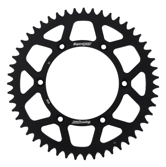 Rear sprocket aluminum 7075-T6 (ergal) 808 51T Suzuki RM, RM-Z (JTR808.51) black