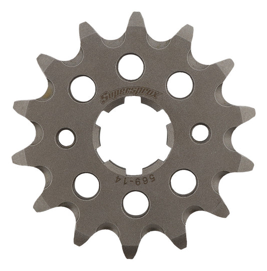 Front sprocket 569 14T self-cleaning Kawasaki KX 250 1987-1998, Yamaha YZ 250 1977-1998 (JTF569.14) chain 520