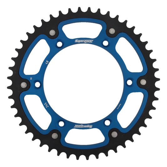 Rear sprocket 270 48T Stealth (steel-aluminum) Yamaha YZ, YZ-F 1999-2018 (JTR251.48) (JTR245/2.48) blue