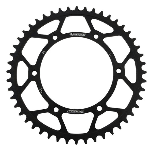 Rear sprocket 270 48T Yamaha YZ, YZ-F, WR-F 1999-2018 (JTR251.48) (JTR245/2.48) black, steel