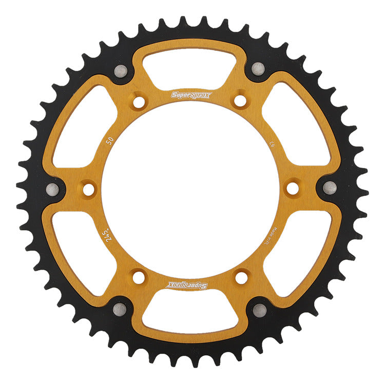 Rear sprocket 270 50T Stealth (steel-aluminum) Yamaha YZ, YZ-F 1999-2018 (JTR251.50) (JTR245/2.50) gold