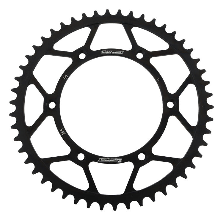 Rear sprocket 270 50T Yamaha YZ, YZ-F, WR-F 1999-2018 (JTR251.50) (JTR245/2.50) black, steel