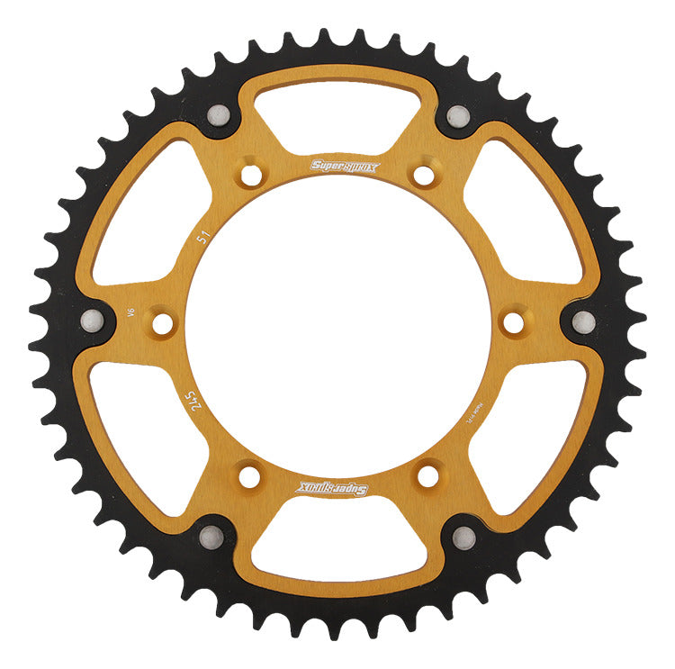 Rear sprocket 270 51T Stealth (steel-aluminum) Yamaha YZ, YZ-F 1999-2018 (JTR251.51) (JTR245/2.51) gold