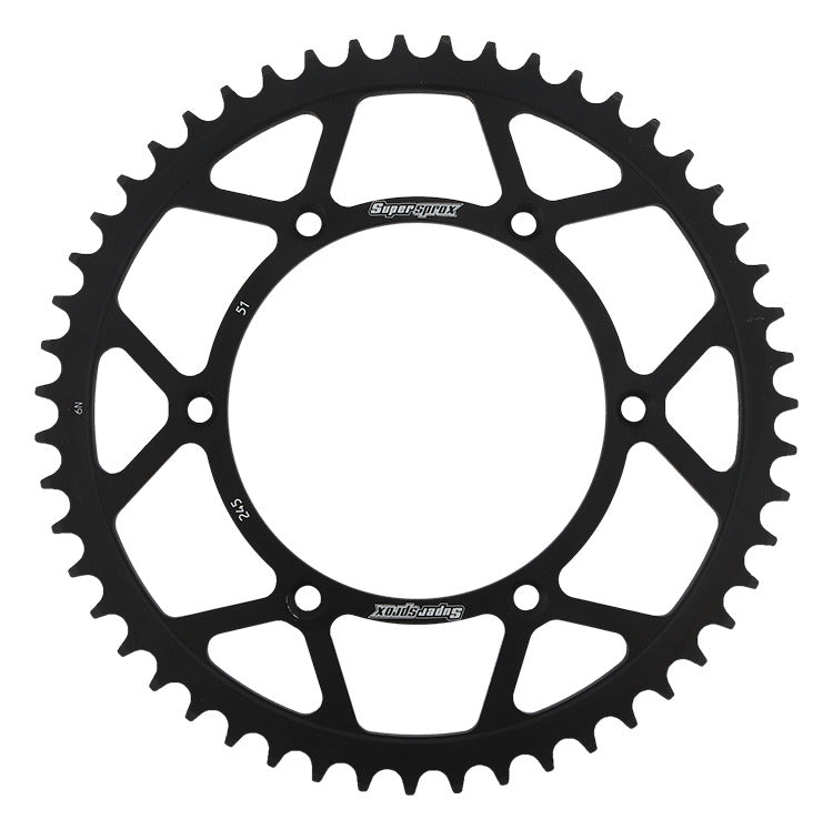 Rear sprocket 270 51T Yamaha YZ, YZ-F, WR-F 1999-2018 (JTR251.51) (JTR245/2.51) black, steel