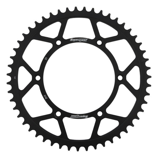 Rear sprocket 270 51T Yamaha YZ, YZ-F, WR-F 1999-2018 (JTR251.51) (JTR245/2.51) black, steel