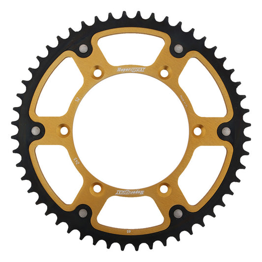 Rear sprocket 270 52T Stealth (steel-aluminum) Yamaha YZ, YZ-F 1999-2018 (JTR251.52) (JTR245/2.52) gold