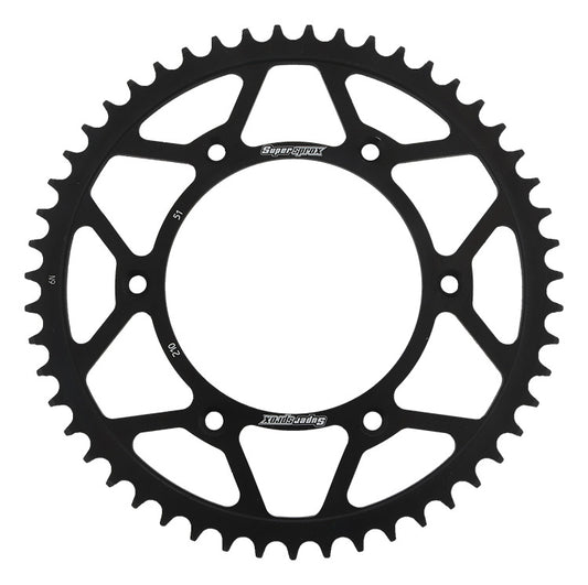 Rear sprocket 289 51T Honda CR, CRF 1983-2016 (JTR210.51) black, steel