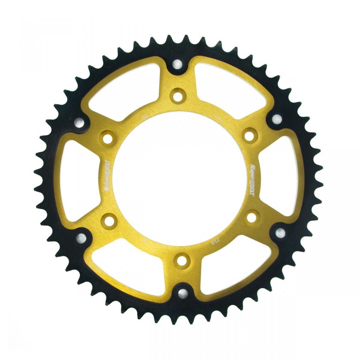 Rear sprocket 289 52T Stealth (steel-aluminum) Honda CR, CRF 1983-2016 (JTR210.52) gold