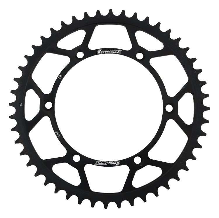 Rear sprocket 489 48T Kawasaki KX, KX-F 1984-2018 (JTR460.48) black, steel