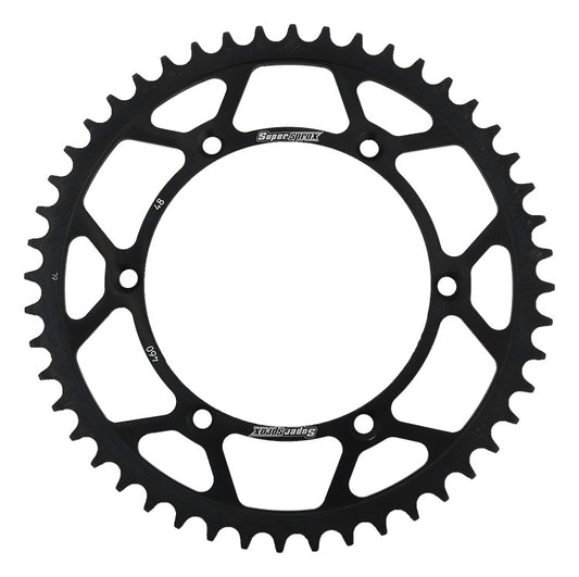 Rear sprocket 489 48T Kawasaki KX, KX-F 1984-2018 (JTR460.48) black, steel