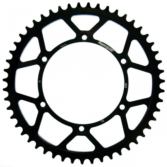 Rear sprocket 489 51T Kawasaki KX, KX-F 1984-2018 (JTR460.51) black, steel