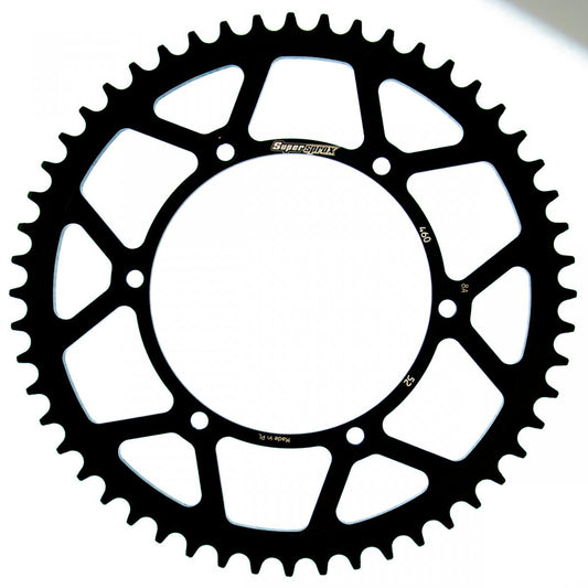 Rear sprocket 489 52T Kawasaki KX, KX-F 1984-2015 (JTR460.52) black, steel