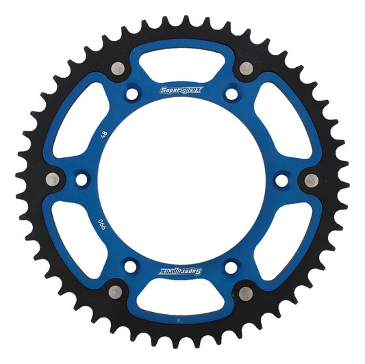 Rear sprocket 899 48T Stealth (steel-aluminum) KTM SX, EXC, EXC-F, SX-F, Husqvarna TE, TC, FE, TC 2016- (JTR897.48) blue