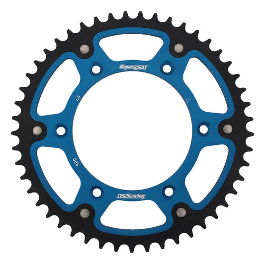 Rear sprocket 899 49T Stealth (steel-aluminum) KTM SX, EXC, EXC-F, SX-F, Husqvarna TE, TC, FE, TC 2016- (JTR897.49) blue
