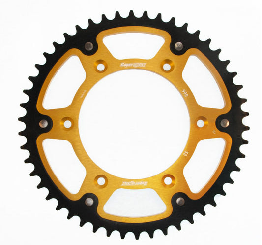 Rear sprocket 899 50T Stealth (steel-aluminum) KTM SX, EXC (JTR897.50) gold