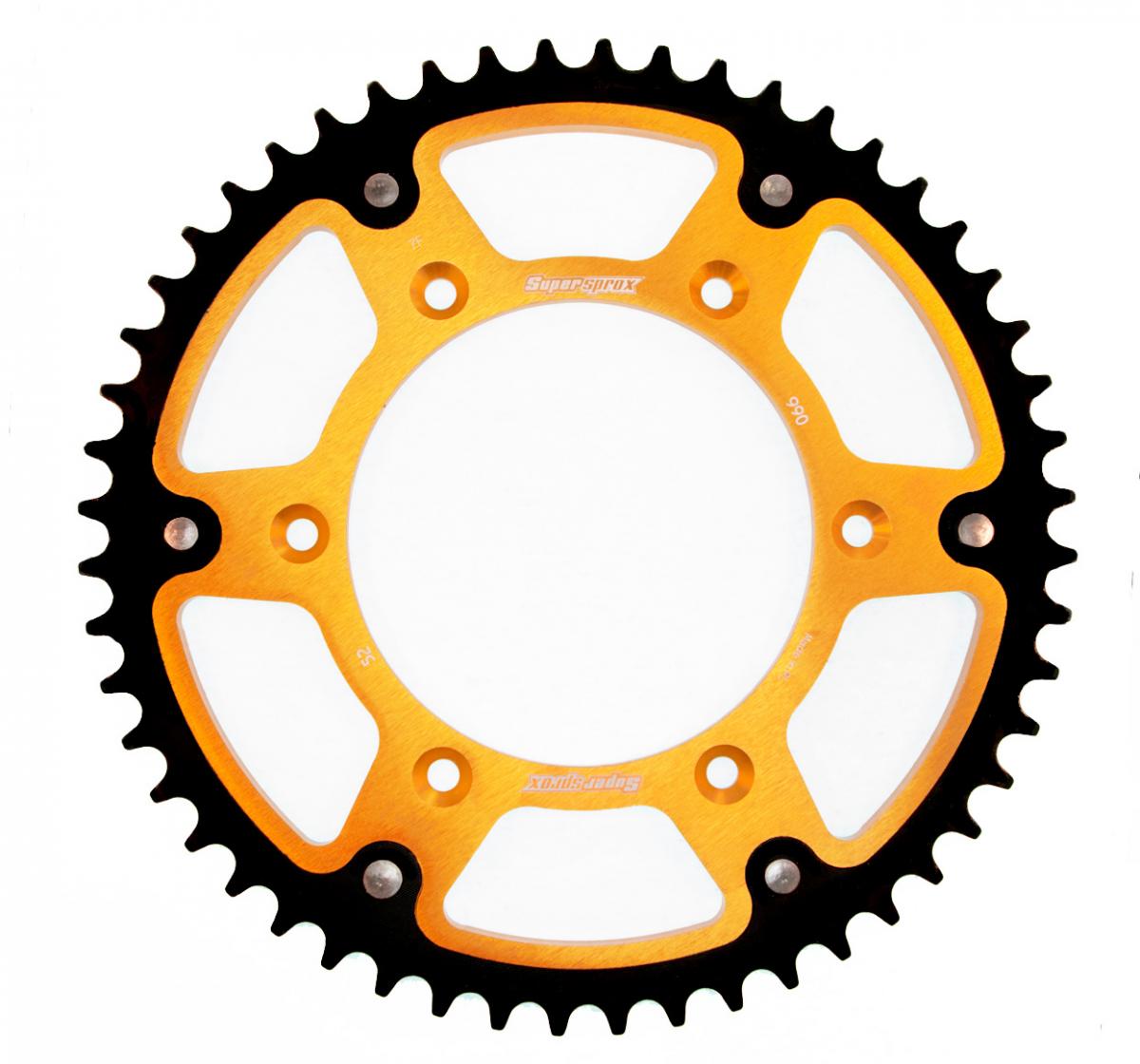 Rear sprocket 899 52T Stealth (steel-aluminum) KTM SX, EXC (JTR897.52) gold