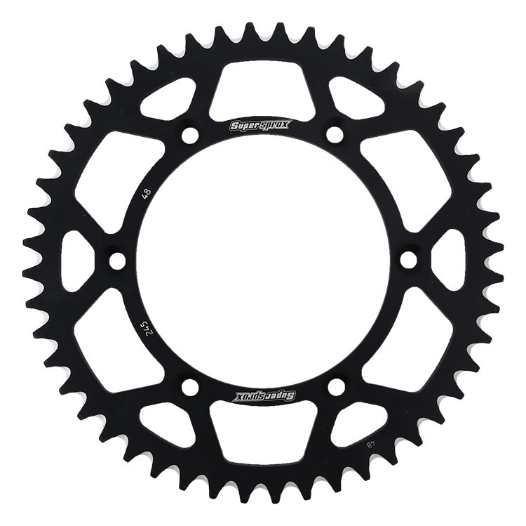 Rear sprocket aluminum 7075-T6 (ergal) 270 48T Yamaha YZ, YZ-F 1999-2018 (JTR251.48) (JTR245/2.48) black