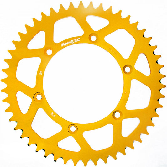 Rear sprocket aluminum 7075-T6 (ergal) 808 50T Suzuki RM, RM-Z (JTR808.50) gold