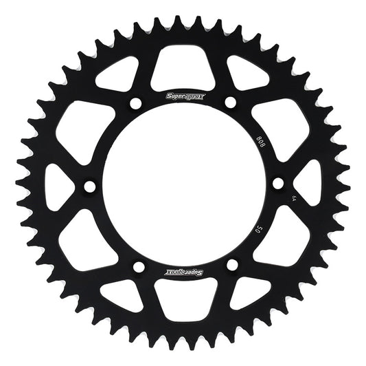 Rear sprocket aluminum 7075-T6 (ergal) 808 50T Suzuki RM, RM-Z (JTR808.50) black