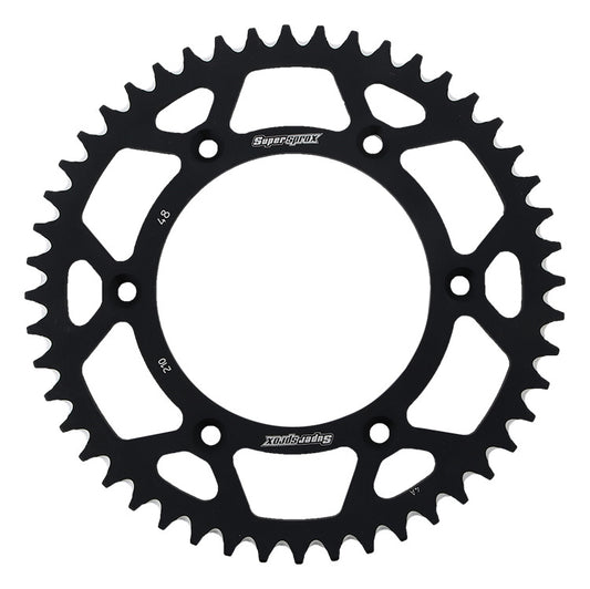 Rear sprocket aluminum 7075-T6 (ergal) 289 48T Honda CR, CRF 1983-2016 (JTR210.48) black
