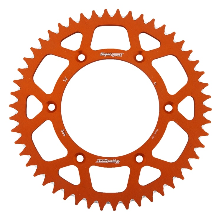 Rear sprocket aluminum 7075-T6 (ergal) 899 52T KTM SX, EXC (JTR897.52) orange